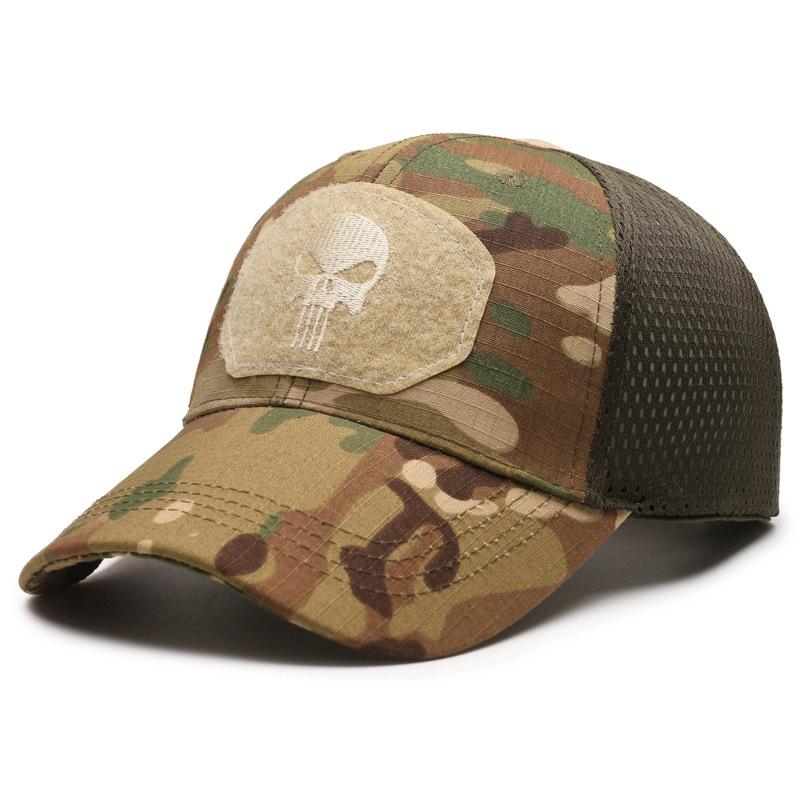 Men's Adjustable Camouflage Baseball Cap, Outdoor Sports Sun Protection Cap, Breathable Duck Bill Modern Summer Hat