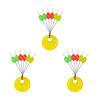Luminous Silicone Space Beans: Large Olive Fishing Stoppers for Sea Fishing and Long Cast Anchors.