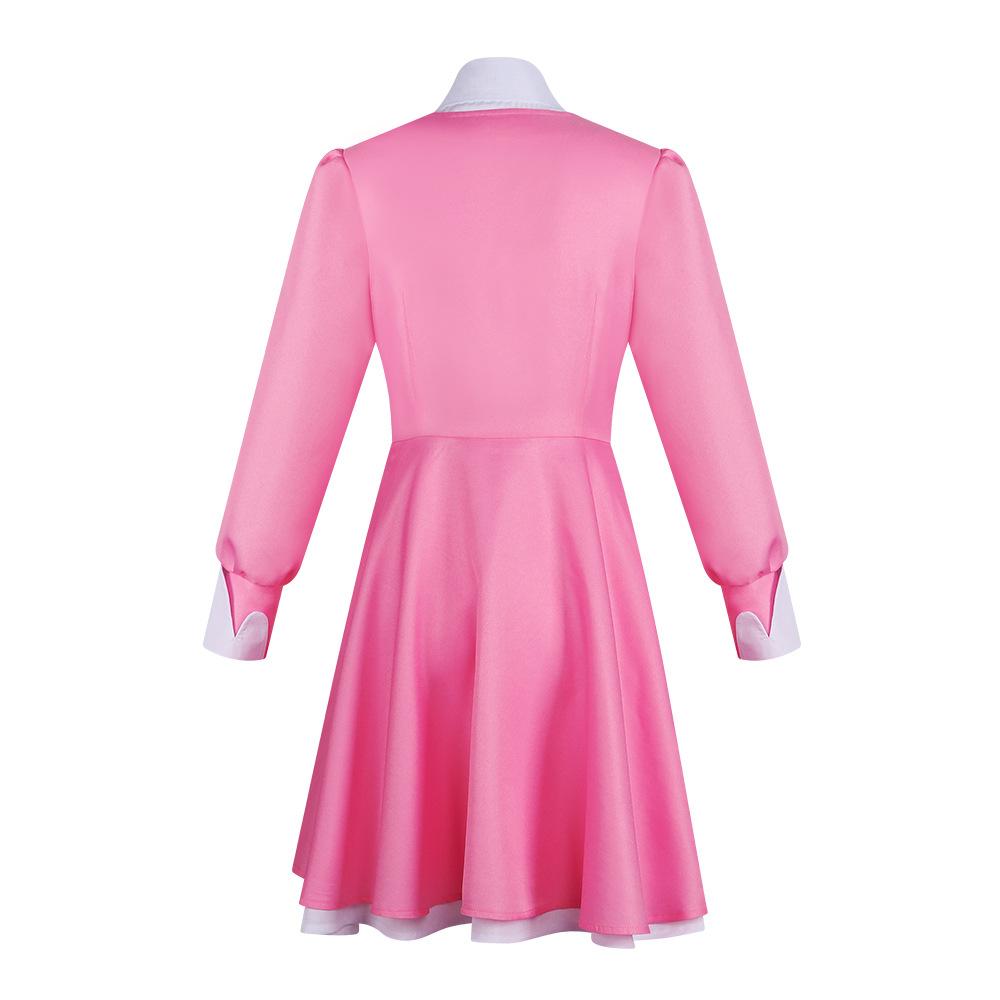 Cosplay Alice in Wonderland cos suit Alice fantasy adventure long pink dress cosplay costume