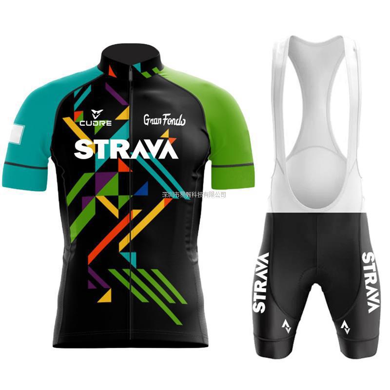 New cycling suit short-sleeved men's top bicycle breathable