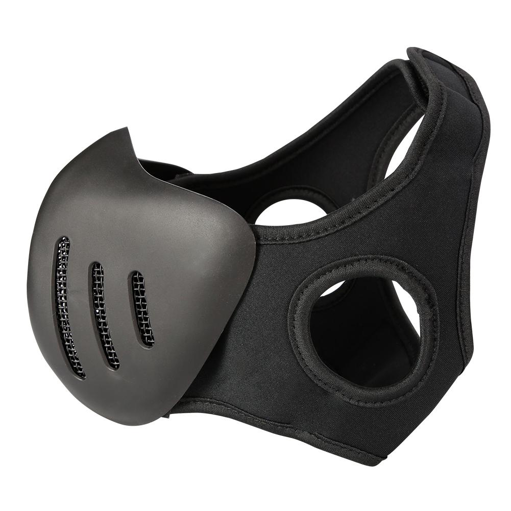 Bouclier Facial Tactique d'Extérieur en TPU Équipement de Protection pour Tir sur Terrain Chasse Jeux de Simulation CS Noir