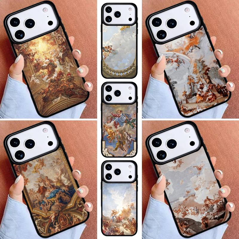 Renaissance Angels Phone Case for iPhone 17ProMax 12 13 14 15 16e 17 Pro Max Plus Air Cover