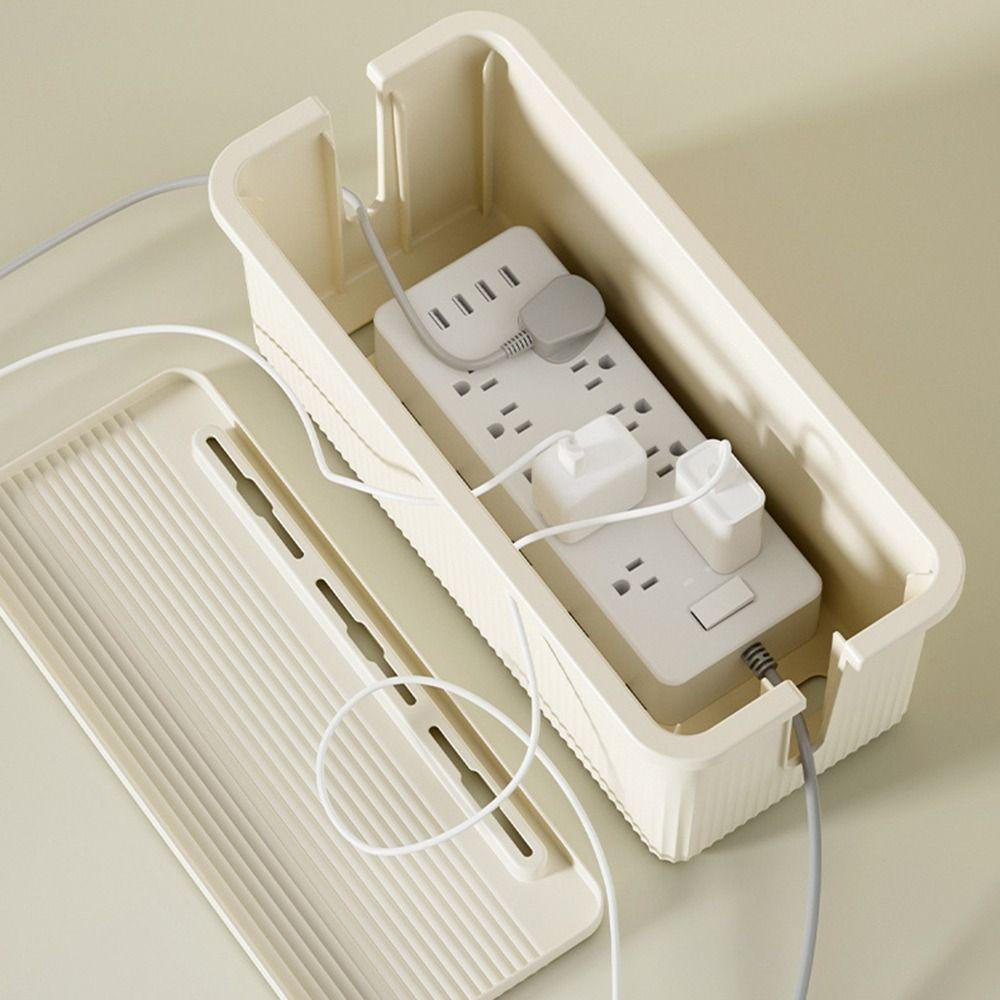 Dustproof Cable Storage Box With Lid Wire Management Case Socket Storage Box  Home