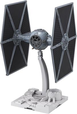 BANDAI SPIRITS Star Wars TIE Fighter Modello in plastica Confezione 1/72 con codice colore (Nuova versione)
