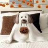 PP Cotton Ghost Dog Pillow Cute Puppy Sofa Pillow Fun Halloween Plush Toy  Home