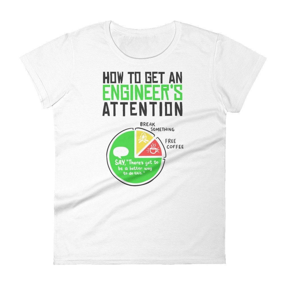 Funny Engineer Shirt Men, Engineering Lover T-shirt, Science Nerd Programmer Developer Tshirt, Mechanical Chemical Engineer Tee