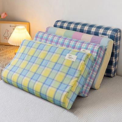 Colour Woven Cotton Washed Cotton Latex Pillowcase Children's 30x50 Cotton Baby Pillowcase 27x44 Memory Pillowcases
