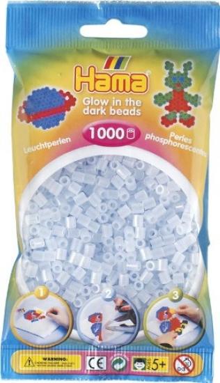 Hama - 207-02 - Loisirs Créatifs - Perles et Bijoux - Sachet 1000 Perles Crème