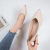Women Flat Heel Shoes Basic Style Office Lady Working Shoes Flat Heel Fashion Hand-sewn Leather Loafers Female Women Flats