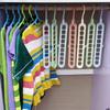 Rotating 9-hole magic clothes hanger, foldable horizontal and vertical dual-use, multifunctional 9-hole drying rack for home use