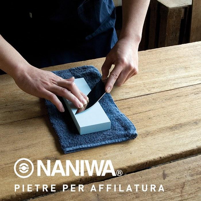 Naniwa Kenma Ebi Honshoku Super Ceramic Whetstone with Stand #600 SS-600 Black