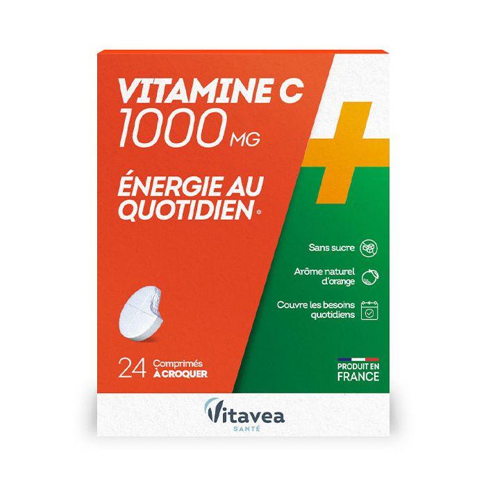 Vitavea Vitamine C 1000mg Energie Au Quotidien 24 Comprimés À Croquer