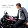 Daytona Motorcycle Leather Jacket Genuine Leather (Water Repellent) Spring/Autumn/Winter Single Rider with Collar DL-002 Black L Size (Men's) 24526