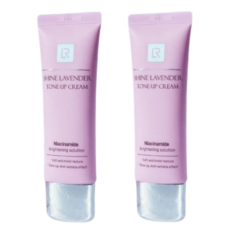 LATERREGEN Shine Lavender Tone Up Cream 50ml x 2 Korean Tone Up Cream