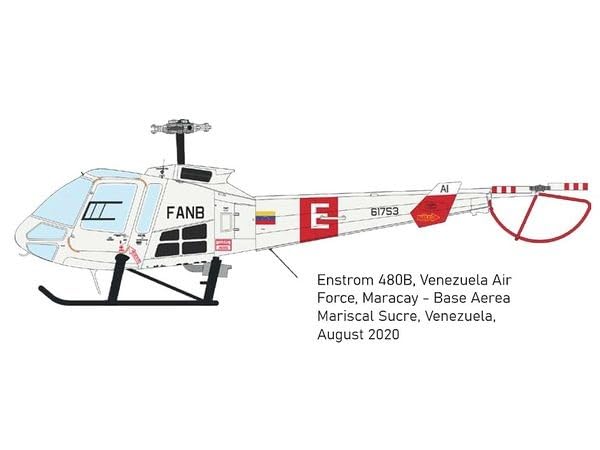 Eduard Hybrid Edition Enstrom 480 Helicopter Plastic Model Kit EDU972012 1/72