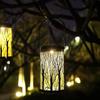 New Solar Lamp Wrought Iron Lantern Retro Garden Lamp Hollow Atmosphere Lamp Lawn Lamp Outdoor Waterproof Decorative Lamp
