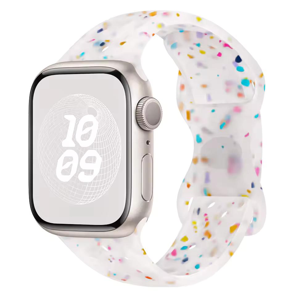 Original Silicone Strap For Apple Watch Band 46mm 44mm 45mm 40mm 41mm 38mm 42mm Correa Breathable iWatch Series11 10 9 8 SE3 7 6 Ultra 2 49mm