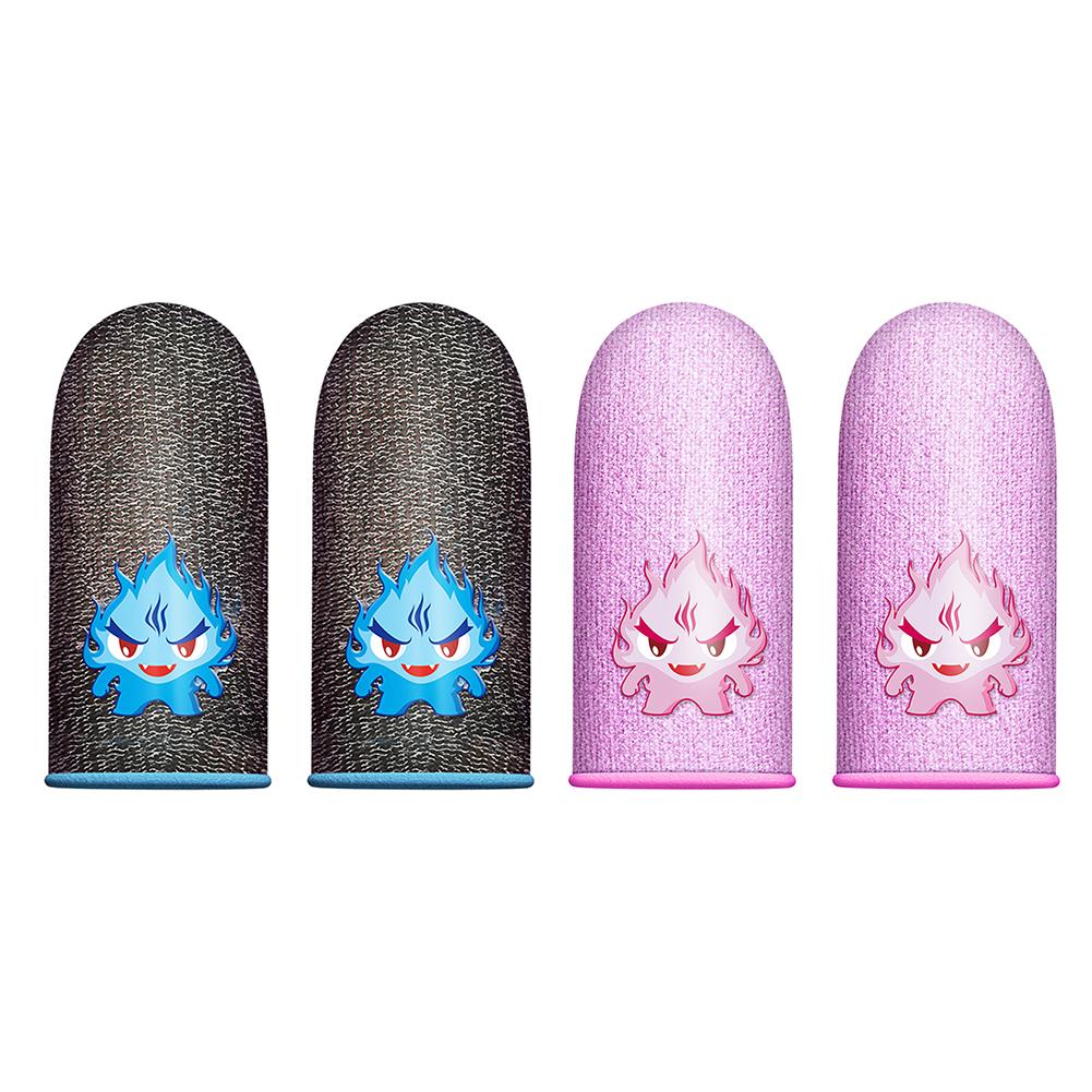 1 Pair Gaming Finger Sleeve Touch Screen Finger Covers Sensitive Touch Washable Protector for PUBG Mobile