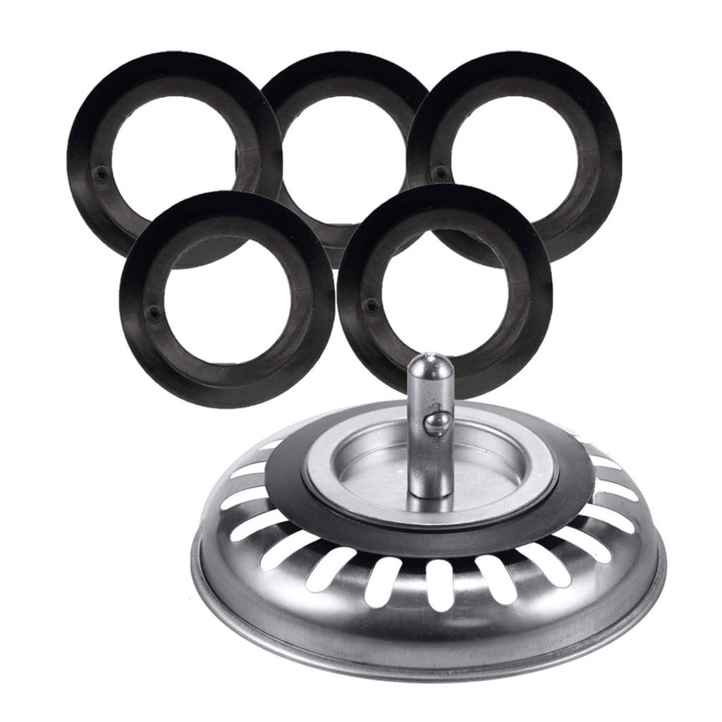 Kitchen Sink Drain Seal Rubber Washer for Sink Durable Practical Washers Waterproof Sink Drain Strainer & Stopper Gasket