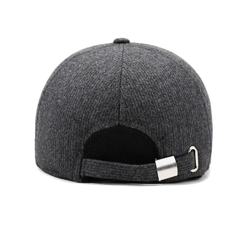 Men's Winter Warm Cap Dad Grandpa Cotton Hat Autumn Ear Protection Baseball Cap