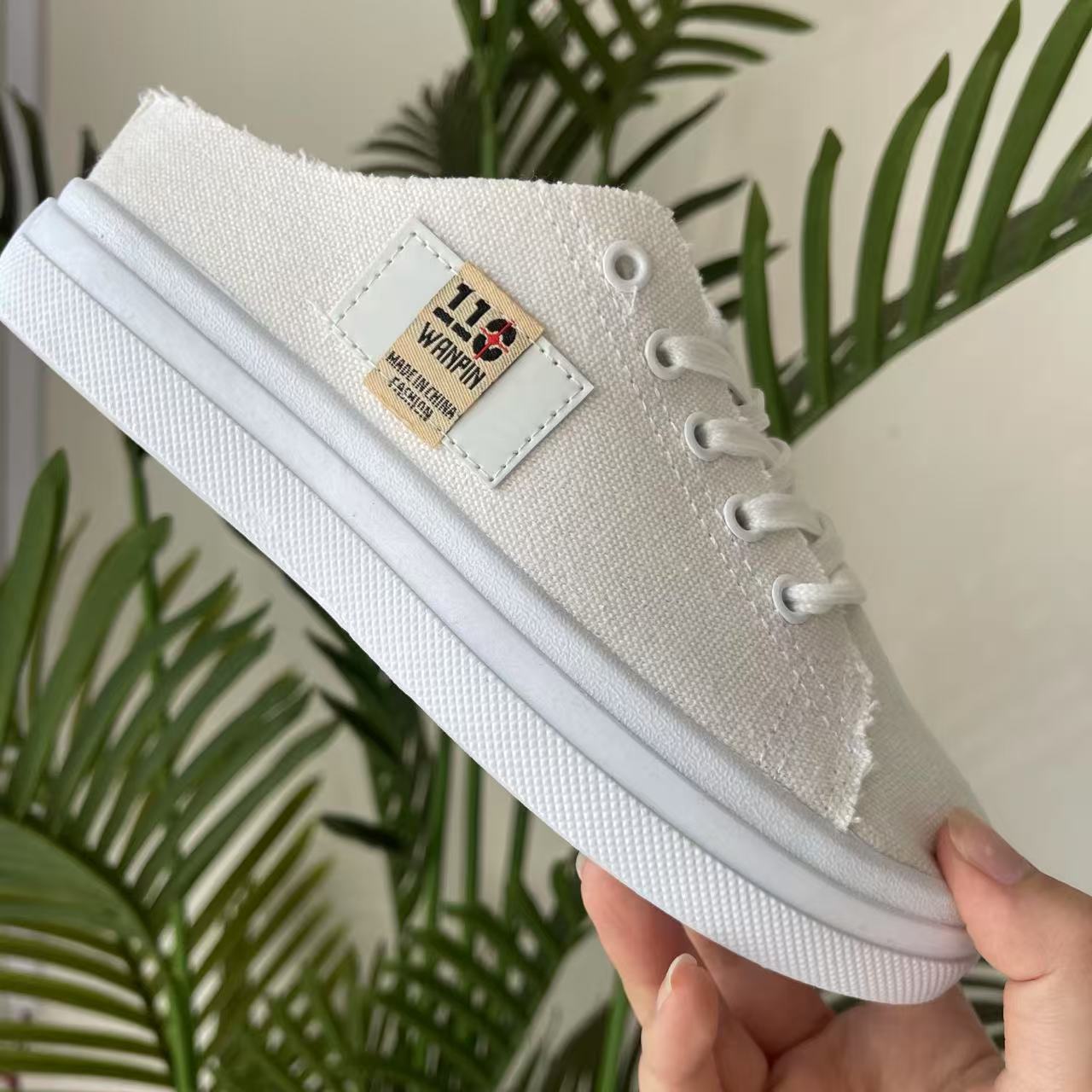 

Весенние парусиновые туфли, студенческие тканевые туфли, белые туфли, весенне-осенние модели 38