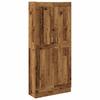 Vidaxl Szafka, Stare Drewno, 82,5X30,5X185Cm, Materiał Drewnopochodny