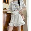 White Lace Cake Skirt for Women In Summer New Style Slim and Sweet Style Skirt Small Ballet Style Skirt Pants