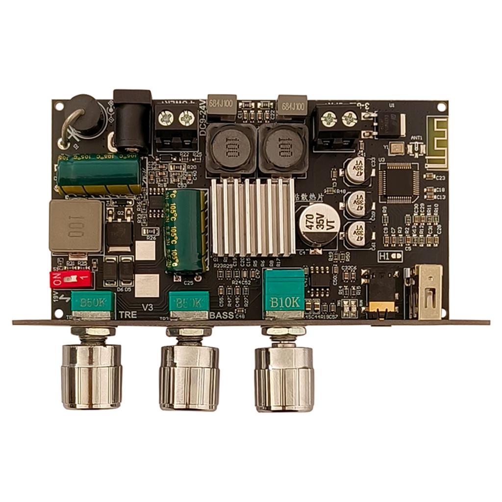100W Mono Bluetooth Amplifier Board Easy Installation Audio Amplifier Board Car Audio Modification for Audio Experience
