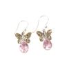 Morganite Gemstone 925 Sterling Silver Jewelry Handmade Stylish Earrings 1.3" EE-155-10