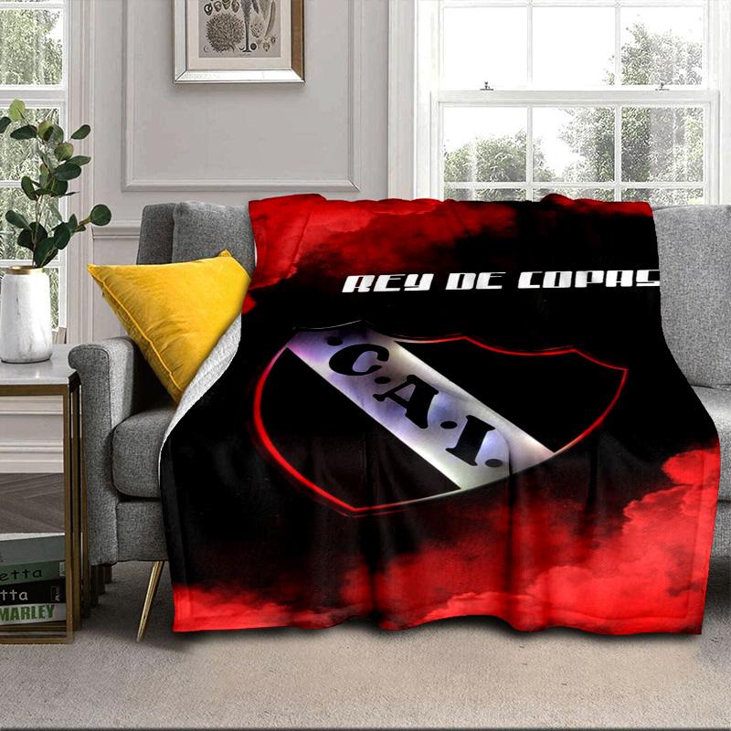 Club Atletico Independiente Portable Blanket/Soft Blanket Bedding Blanket Suitable for Travel Camping Living Rooms Offices Sofas Fan Gifts