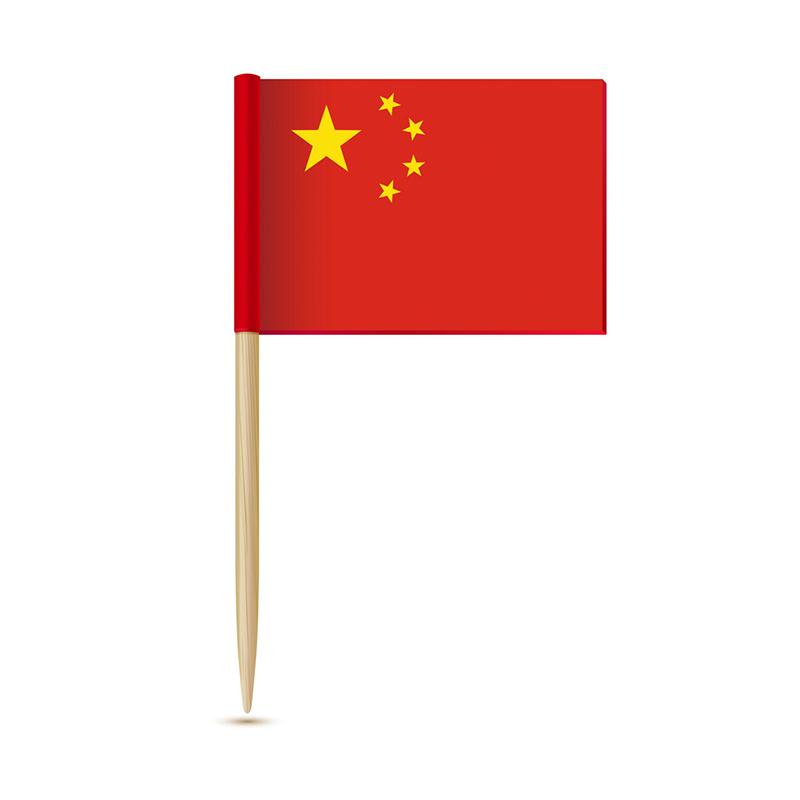 100 st Nationella flaggor Väljer olika länder Konst tandpetare Festpinnar Cupcake/kaka/paj/frukt/glass Topper dekoration