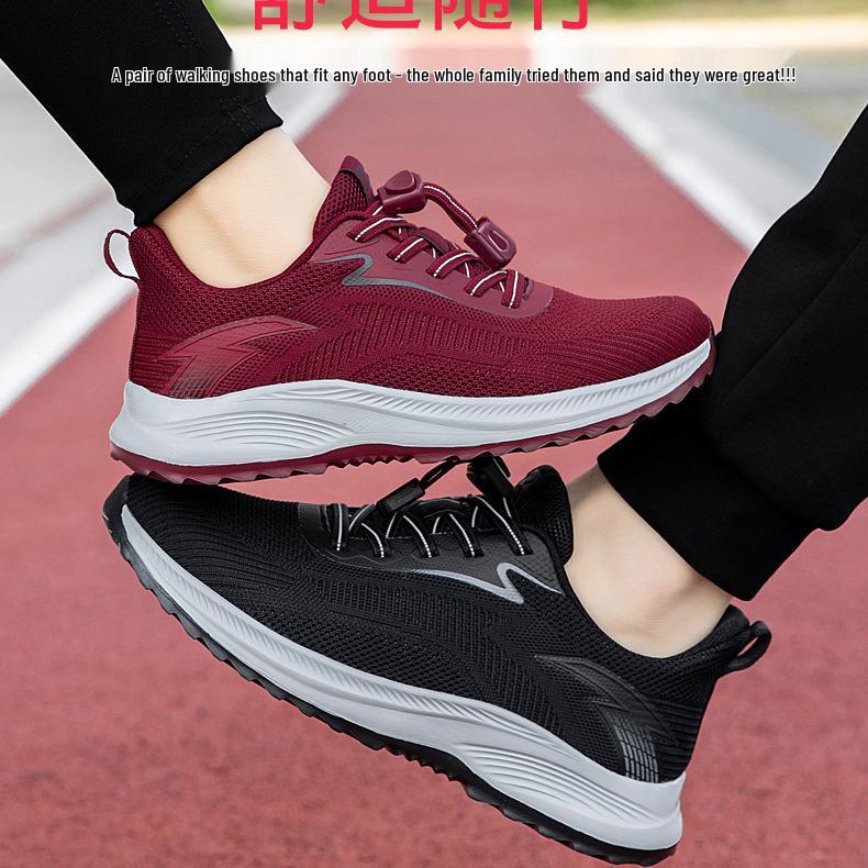 Zhang Kaili Women's Comfortable Lightweight Walking Shoes - Spring/Autumn Style for Middle-Aged and Elderly.