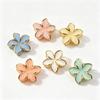 Exquisite High-End Frangipani Hair Claw Clip for Women - Candy Color Shark Bun Accessory