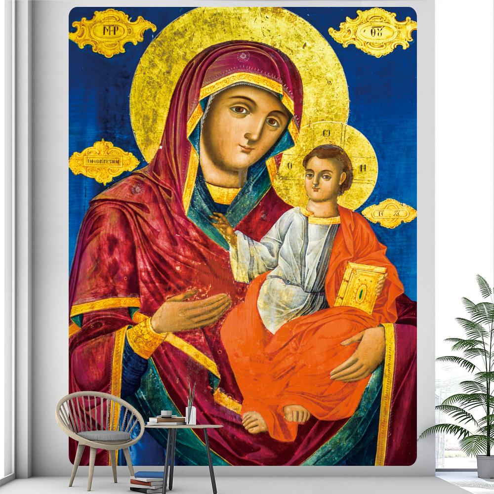 Jesus Christ mural home decoration tapestry Hippie Bohemian decoration sheet sofa blanket wall decoration yoga mat