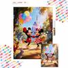 Diamond Painting Kit Mickey Minnie Friends Room Wall Decor Handmade Art Gift