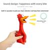 Vocal Latex Scream Chicken Pet Toy - Durable Latex for Chewing and Teeth Grinding Chicken Pet Supplies