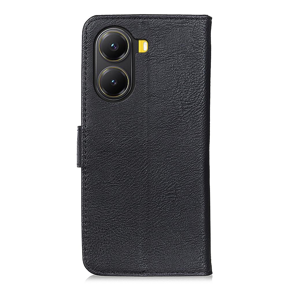 KHAZNEH For Xiaomi Redmi Turbo 4 5G/Poco X7 Pro 5G Wallet Case Cowhide Texture Leather Flip Phone Cover