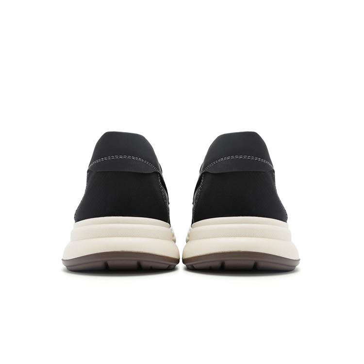 Simple Solid Color One Step Shoes: Comfortable and Soft Large Bottom Men's Casual Shoes in Summer, Versatile Cloth Shoes