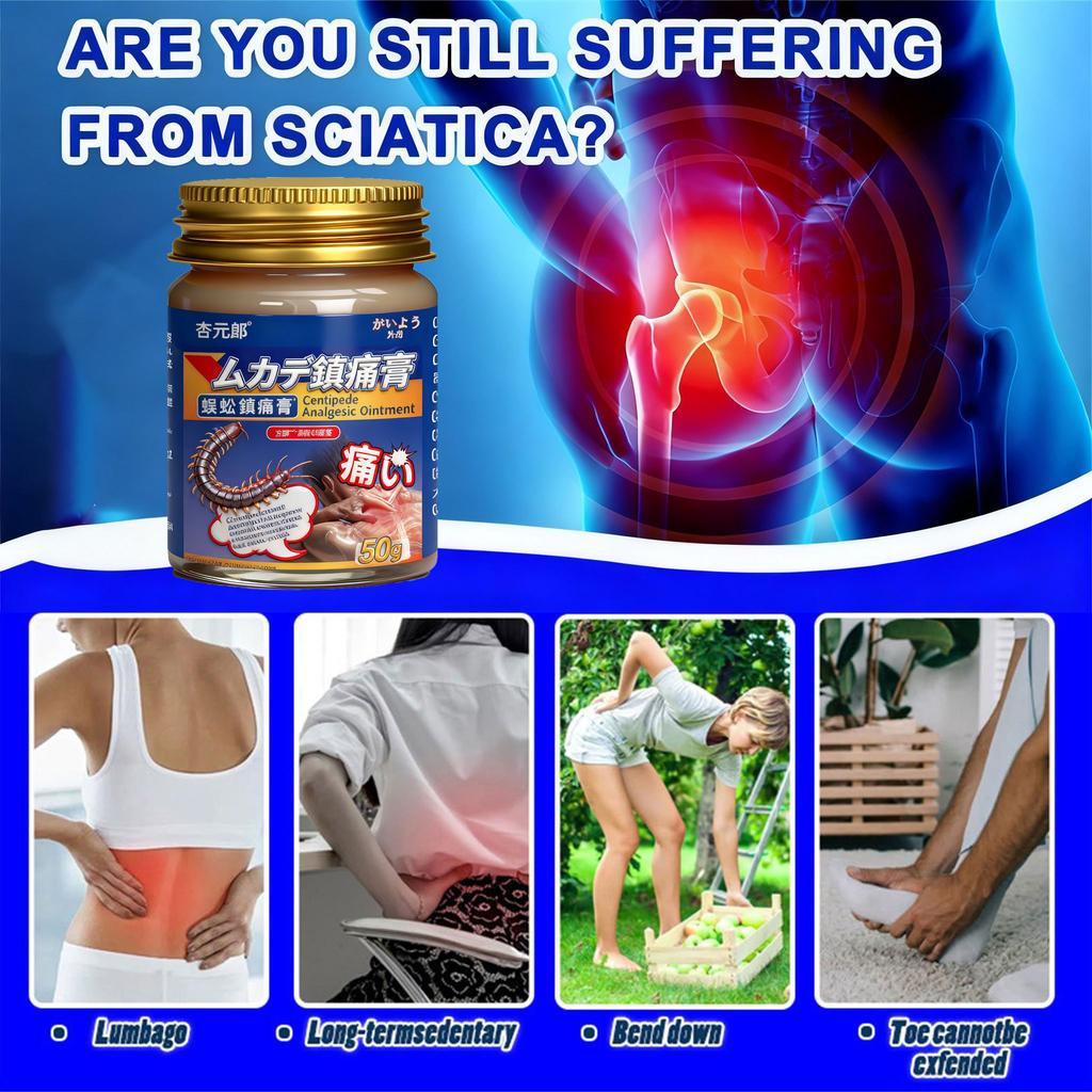 Organic Sciatica Care Cream - Non-Irritating Herbal Leg Nerve Soothing