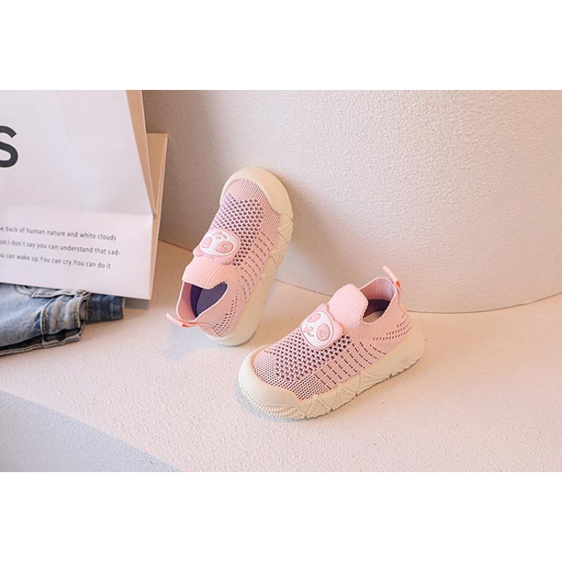 Kids Breathable Mesh Slip On Sneakers For Boys Girls Toddlers