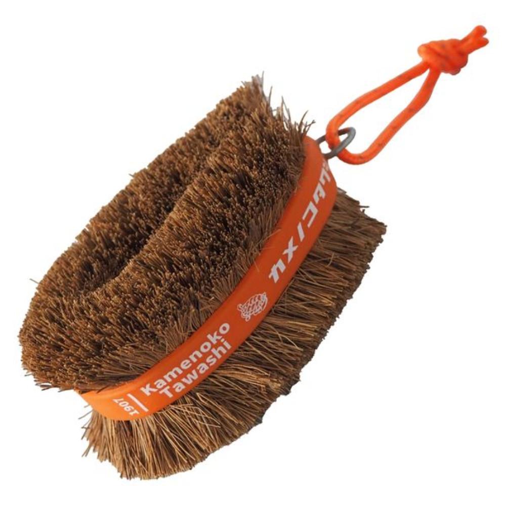 Kamenoko Scrub Nishio Kamenoko Scrubbing Brush Obi Orange Black Red