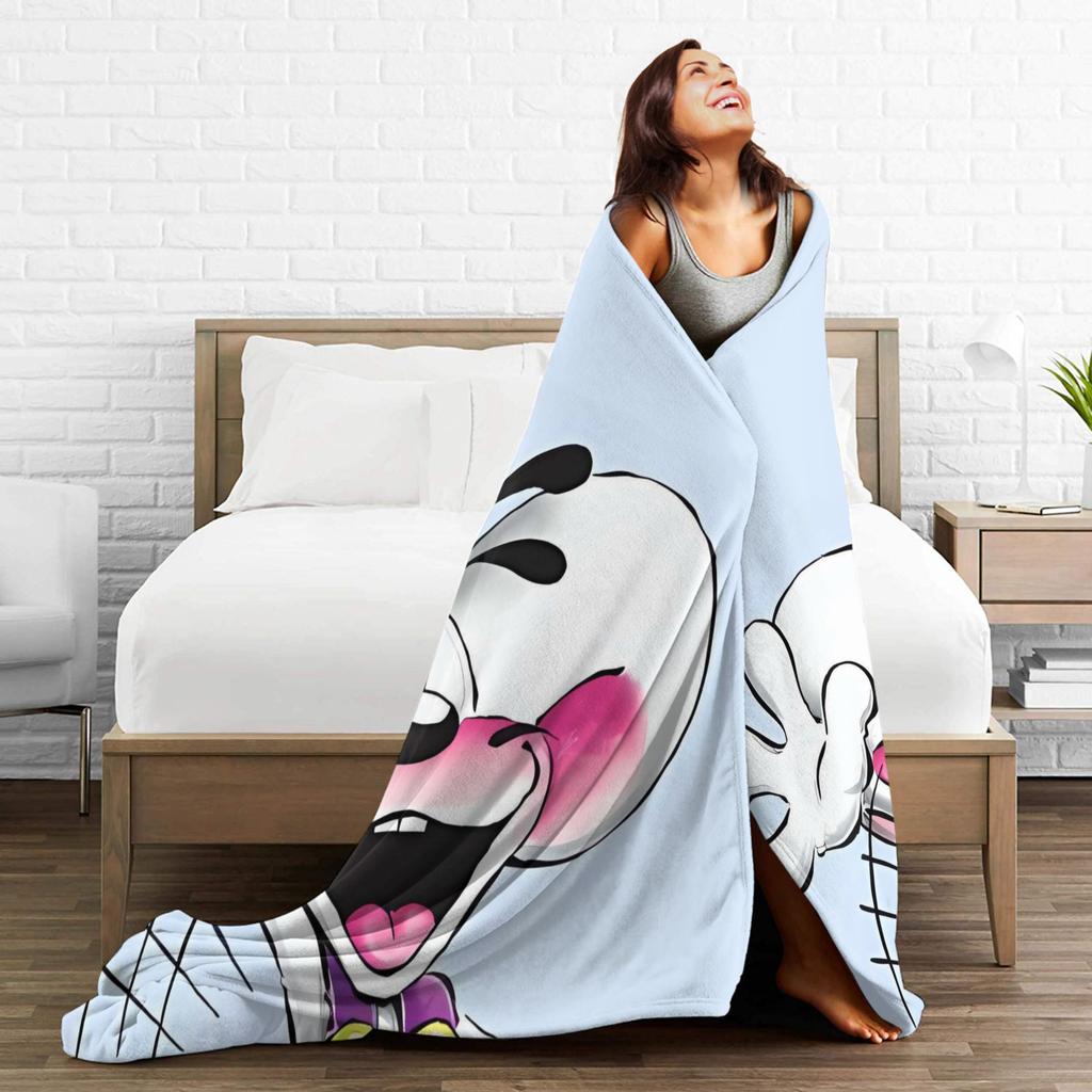 Hi Diddl Warm Soft Blanket  Kids Adult Plush Throw Blanket Funny Living Room Flannel Bedspread Sofa Bed Cover