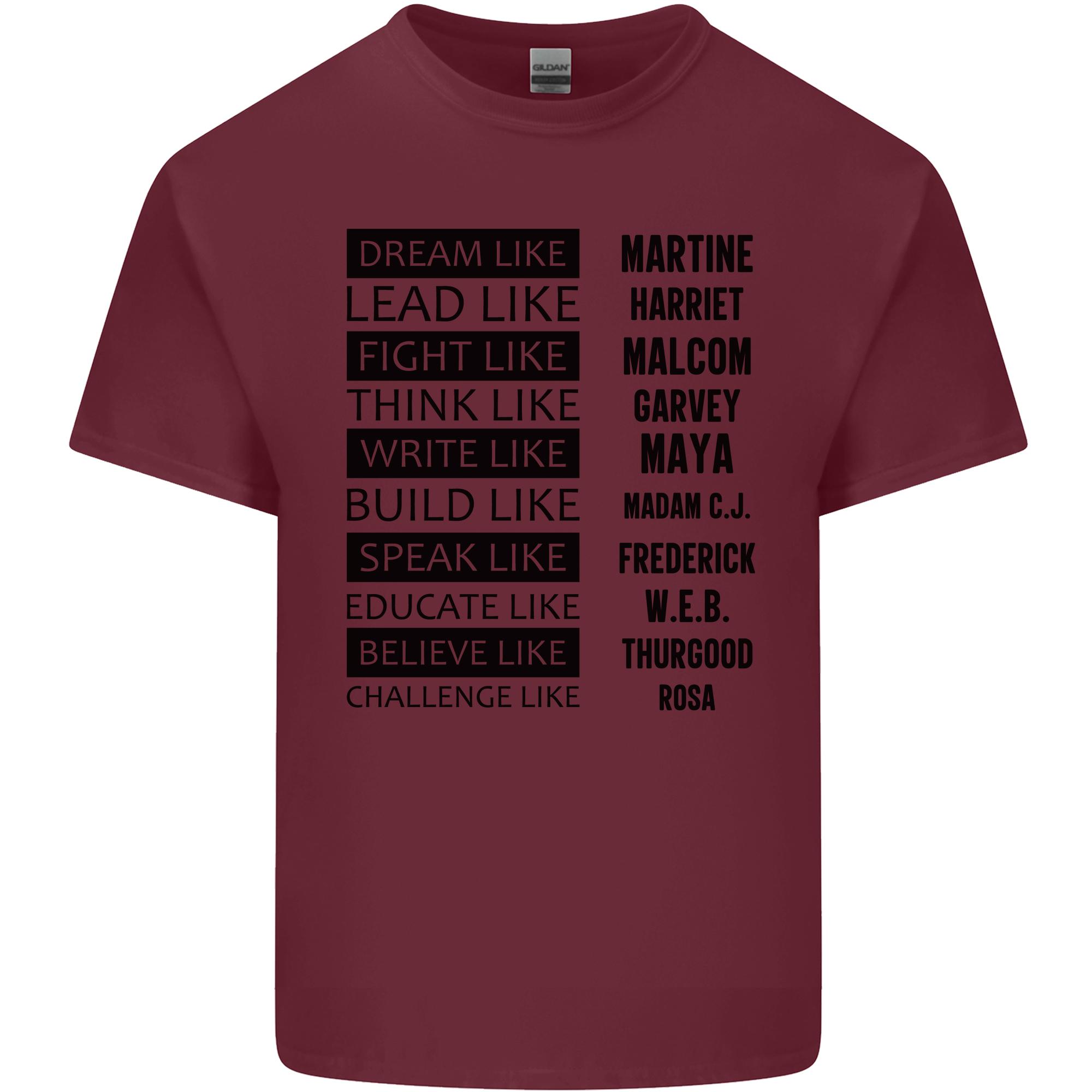 Dream Like Black Lives Matter History Month Unisexs Light Cotton TShirt S
