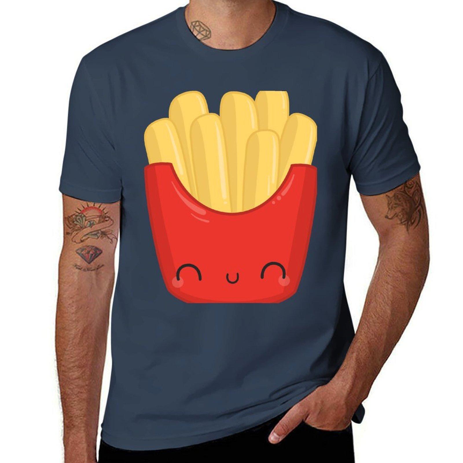 Cute Fries TShirt Holiday Outdoor TShirt S