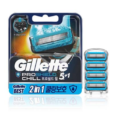 Gillette Fusion ProShield Chill Razor Blade ,Korean Razor Blade
