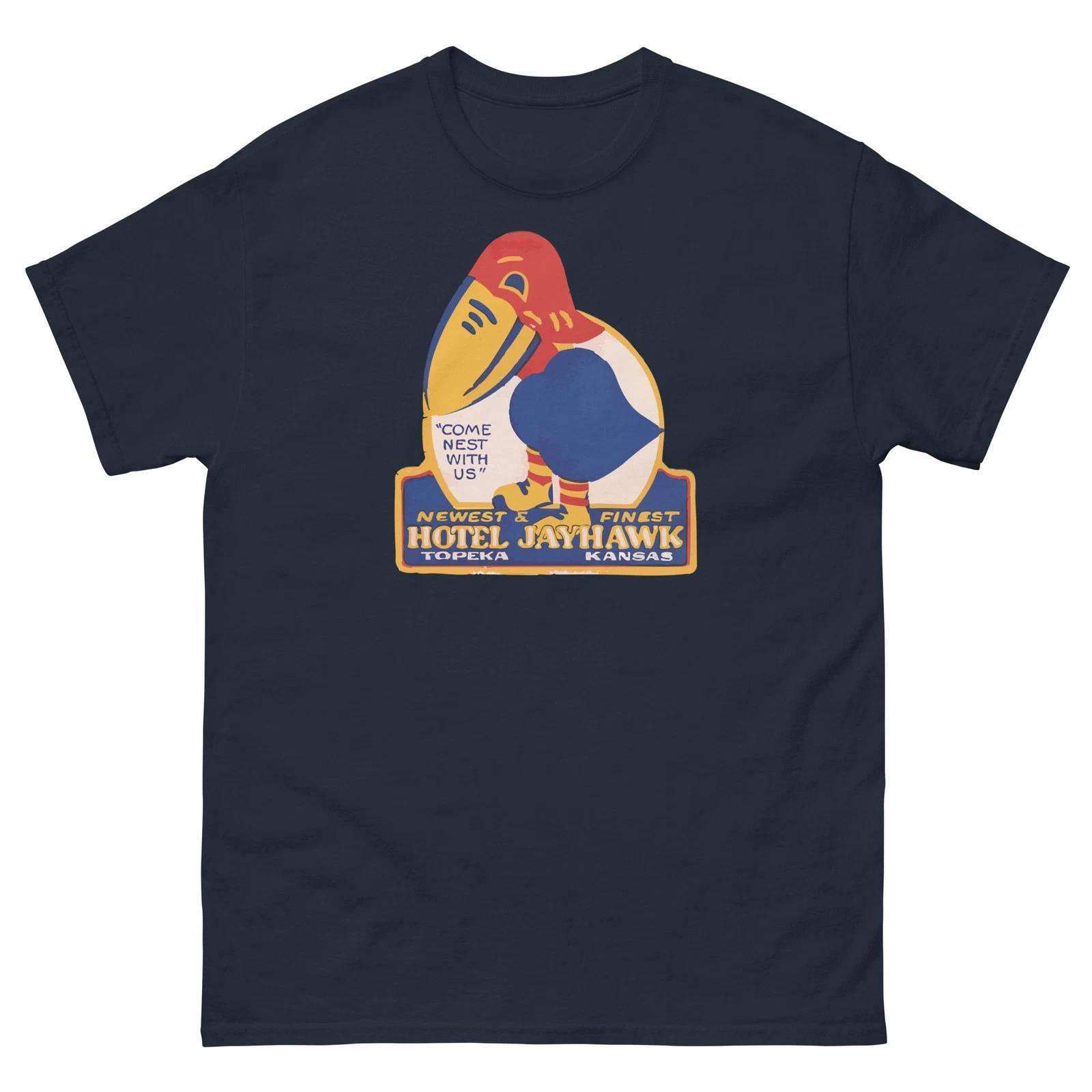Hotel Jayhawk Graphic T Shirt Unisex classic tee S