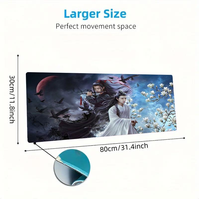 Drama The Untamed Large Size Mouse Pad Large Gaming Table Cushion Non-slip Laptop Tablet Big Mousepad XXL Mat Mini PC Playmat With Lock edge