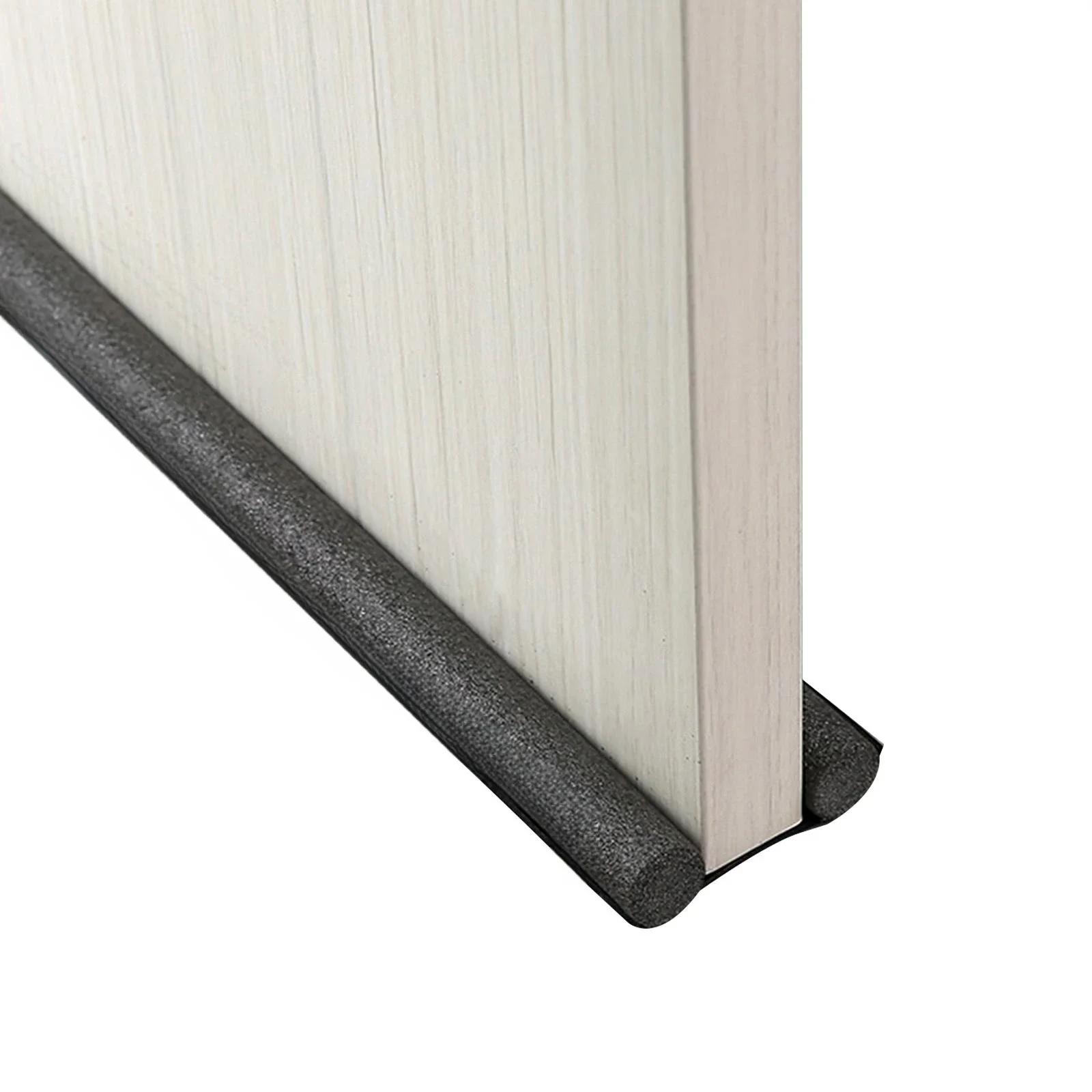 

Type-B Door Bottom Draft Stopper | Adhesive-Backed Wear-Resistant | Windproof Soundproof Dustproof Thermal Insulation Gap Sealer 95x10x3cm чёрный