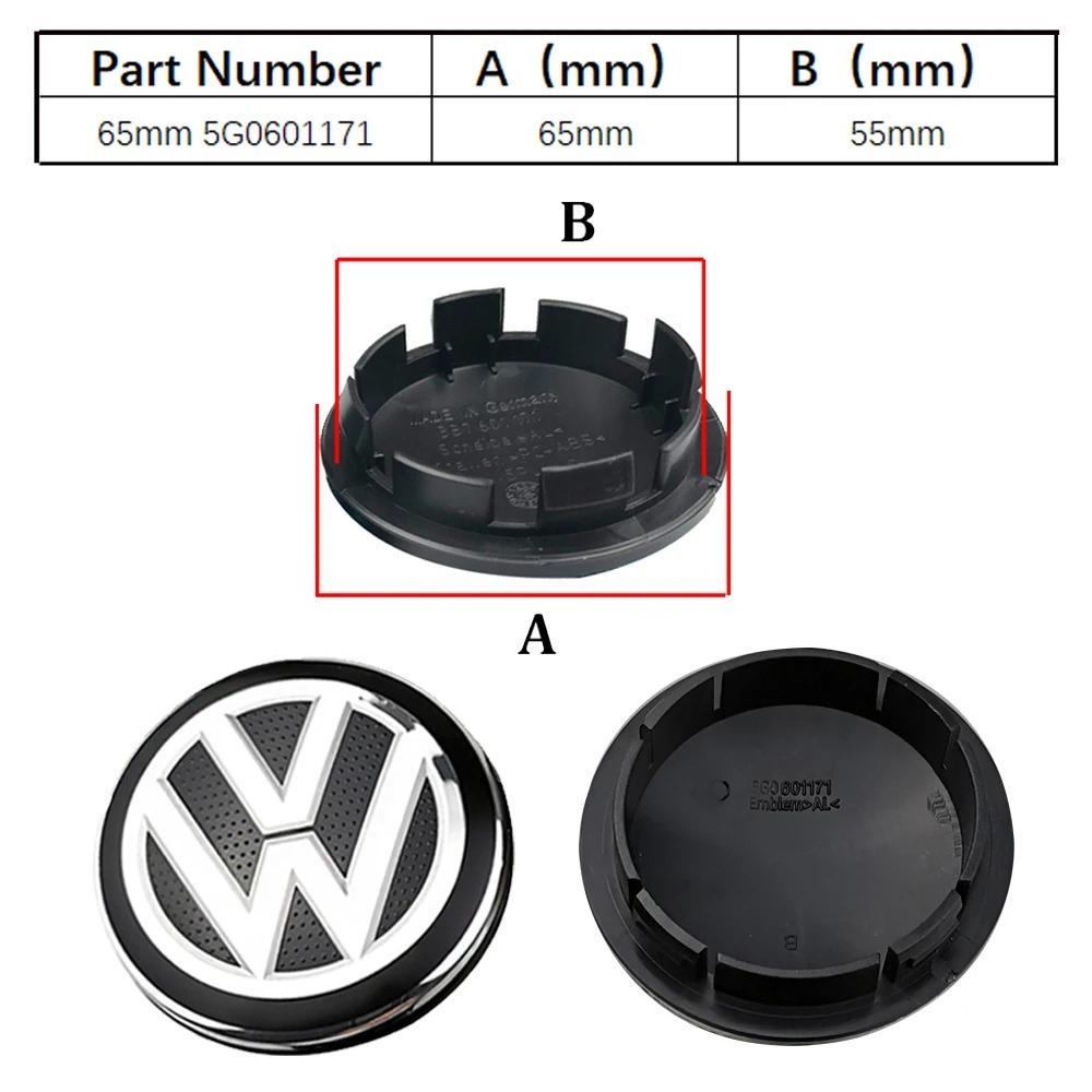 rsq1 Car Wheel Center Hub Caps Cover 4pcs 55mm 56mm 65mm 70mm for VW Volkswagen Golf Polo Passat Touran CC B5 B6 B7 Jetta accessories