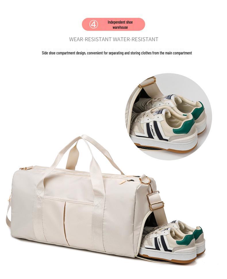 Short Trip Lightweight Business Casual Handbag - Large Capacity Unisex Travel and Fitness Crossbody Bag.